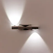 360 Degree Rotation LED 6W Wall Lamps AC85-265V Epistar Chips High power Wall Mounted LED Light For Home/KTV/Bar