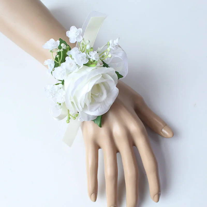 wrist flower bridesmaid wedding wrist corsage (11)