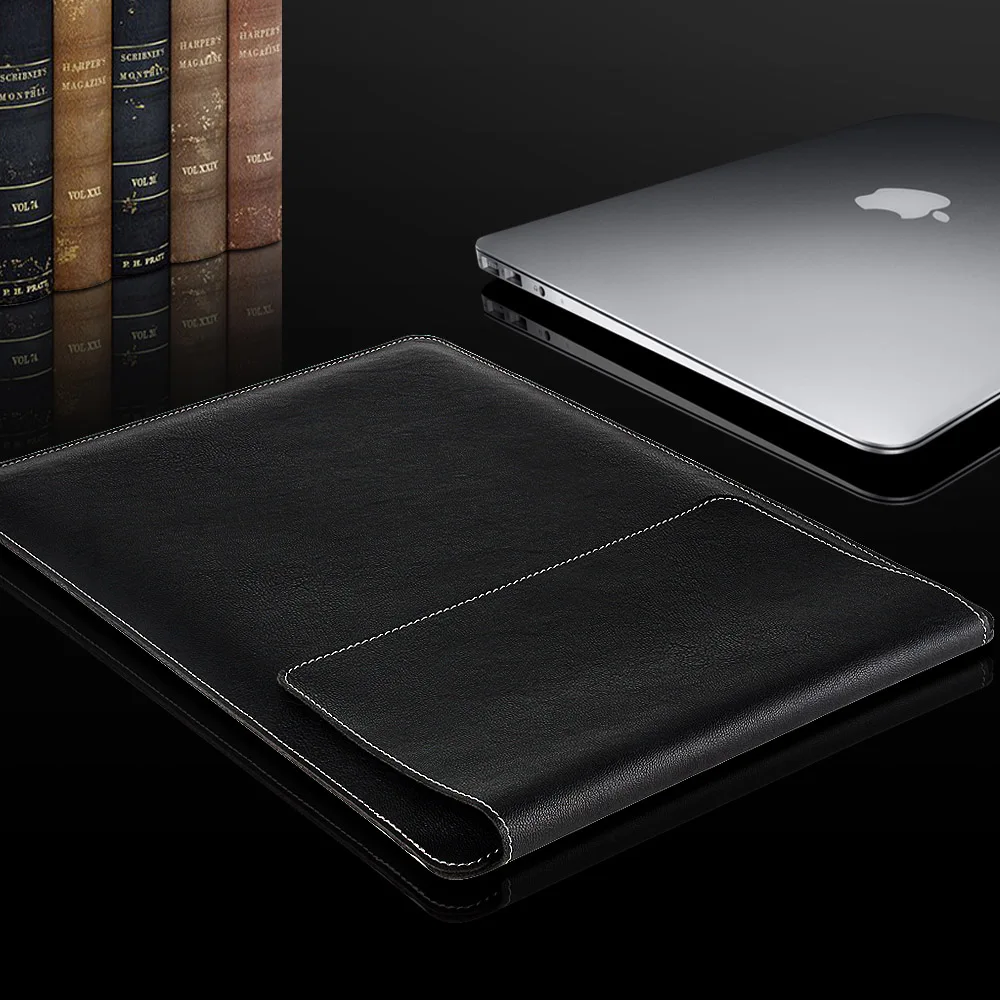 Сумка для ноутбука MacBook Air Pro retina 11 12 13 15 &quotиз искусственной кожи чехол ультрабук
