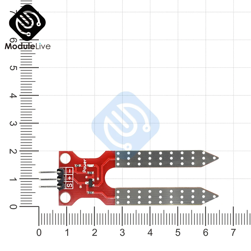 Датчик влажности почвы модуль обнаружения гигрометра датчик влажности почвы зондирующий модуль для Arduino автоматическая система полива