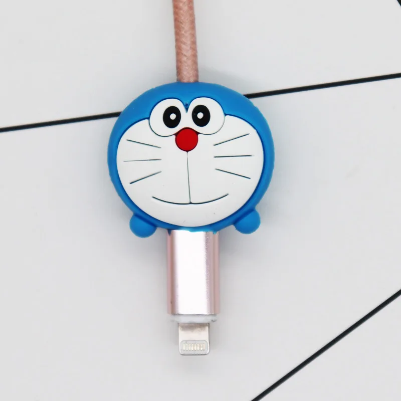 Прекрасный кабель аксессуар кабель протектор для iphone 5 6 7 8 USB линия передачи данных Защита кукла животное укус аксессуар Кабельный органайзер - Цвет: style 12