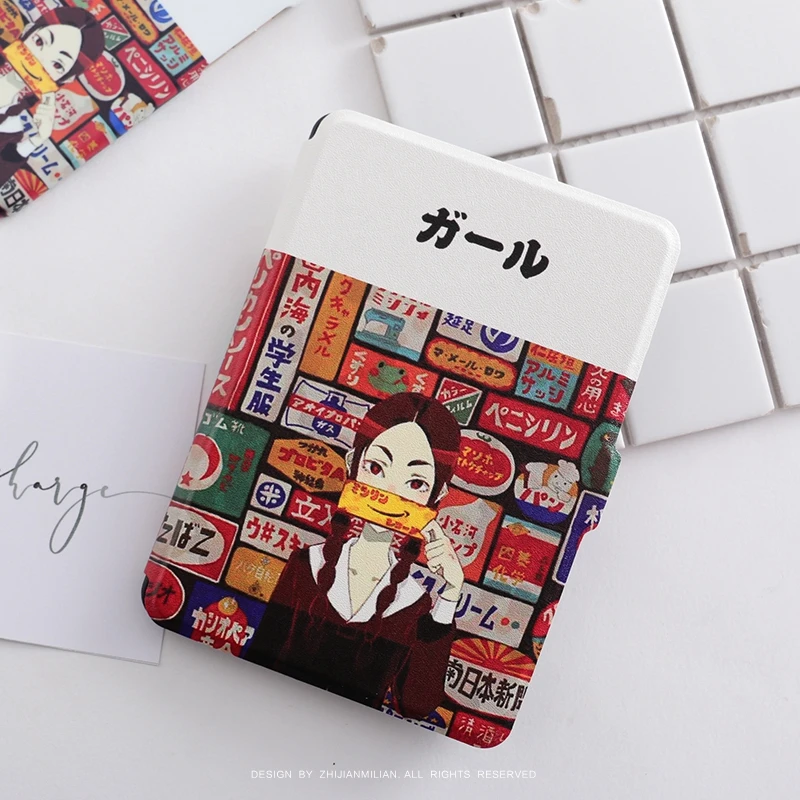 Флип чехол из ПУ кожи для Amazon Kindle Paperwhite 1 2 3 4 2018 449 558|tablet case|cover for kindle paperwhitecover |