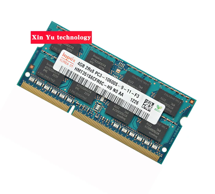 Vitalícia para Hynix Garantia 1333 Mhz Pc3-10600s Original Authentic Ddr 3 4g Notebook Memória Ram Portátil 204pin Sodimm Ddr3 4 gb 8