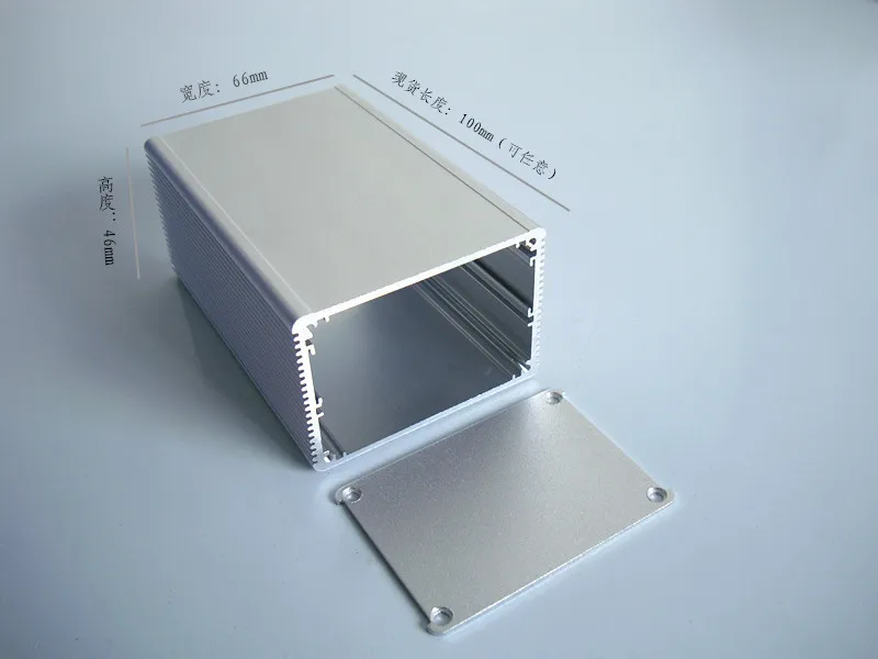 

Aluminum Enclosure for PCB POWER shell Electric project box DIY 66*46*100mm NEW
