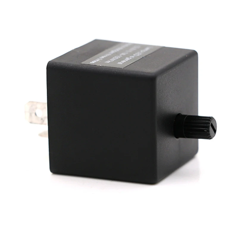 Nordson Motorcycle Turn Signal Indicator 12V 3 Pins Adjustable Frequency LED Flasher Relay Motorbike Fix Blinker Indicator