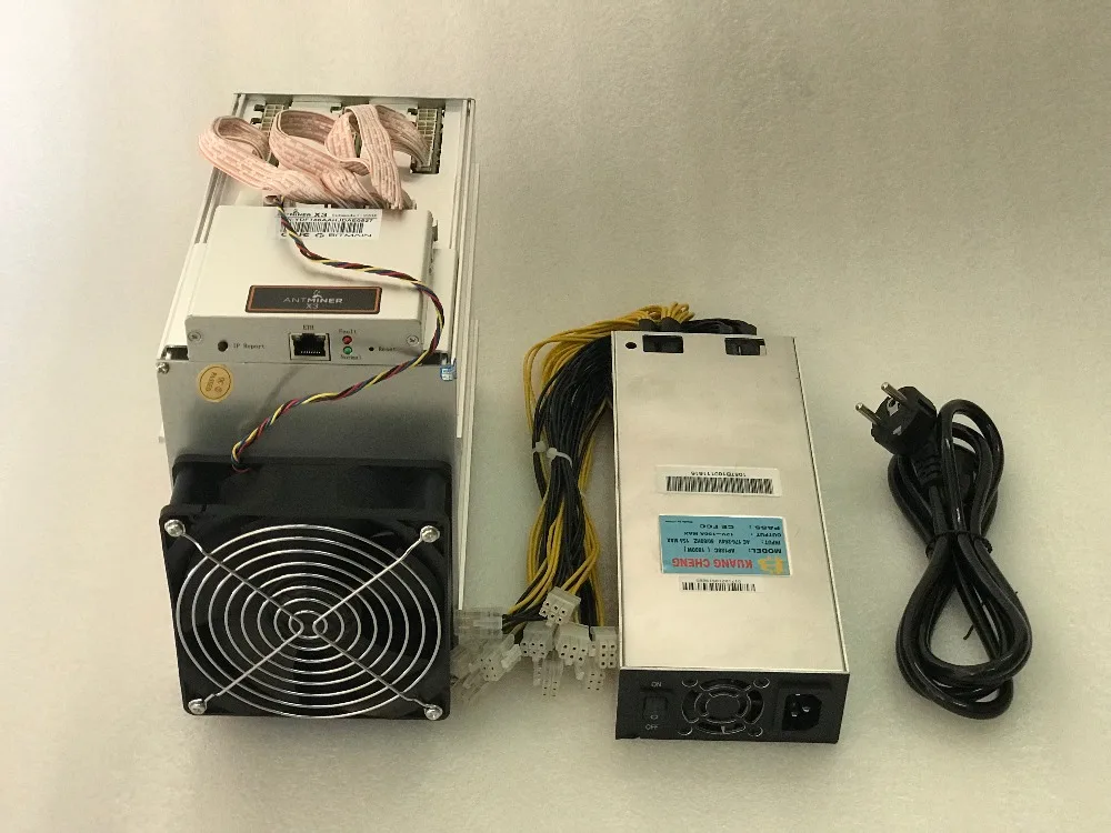 AntMiner X3 220KH/S Asic шахтер с PSU. CyrptoNight горные машины прибыль соотношение Antminer S9 высокой. Может добыча КРБ XMC DCY ETN