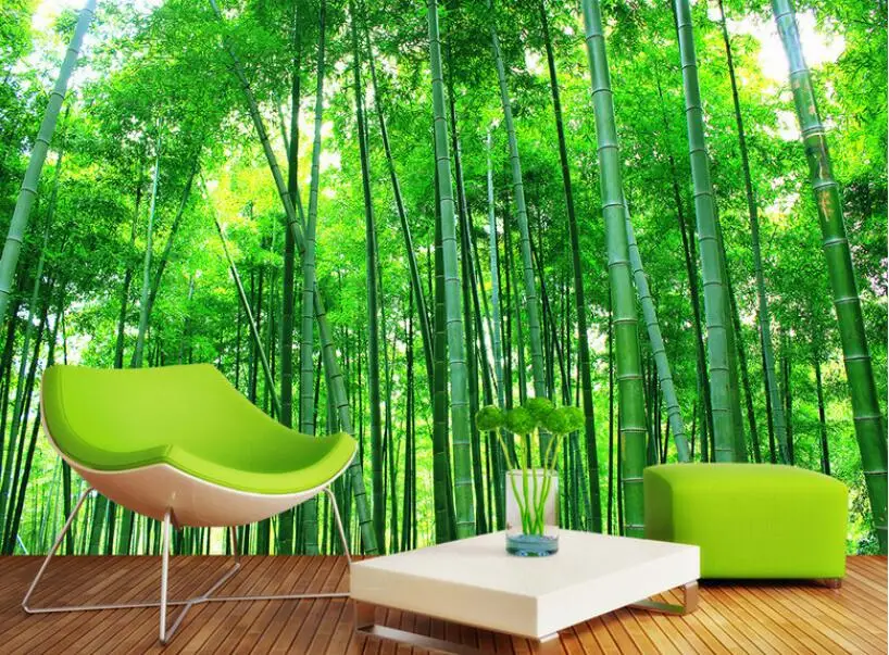 Beibehang Большой заказ обои бамбуковый лес 3D пейзаж фоне стены фрески украшения дома
