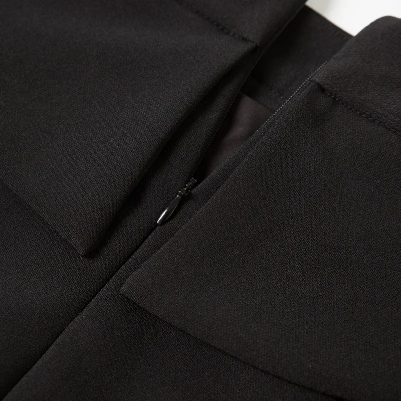 Naviu нового модного дизайна, контактные линзы, для женщин, Юбка До Колена Длинные Стиль черный цвет вилка юбка