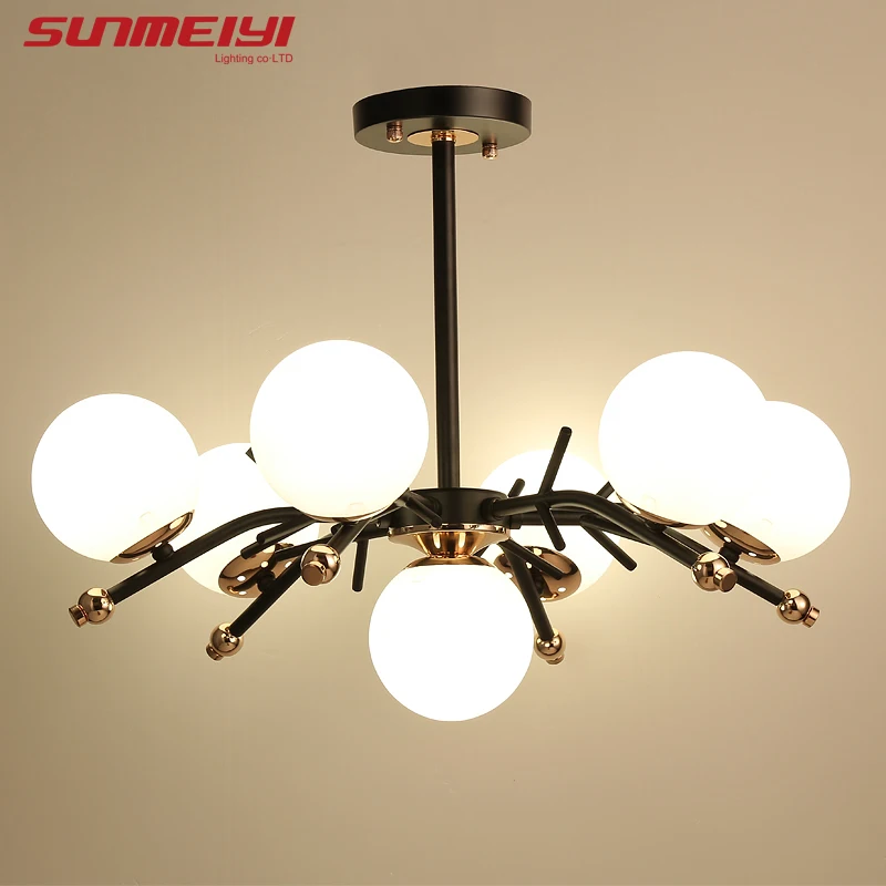 Новый светодиодный люстры подвесные светильники для гостиной Кухня изучают