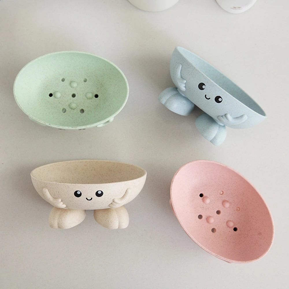 

Multi-functional Household Storage Soap Box Bathroom Shower Cartoon Shape Soap Box Dish Storage Plate Tray Holder Case Container