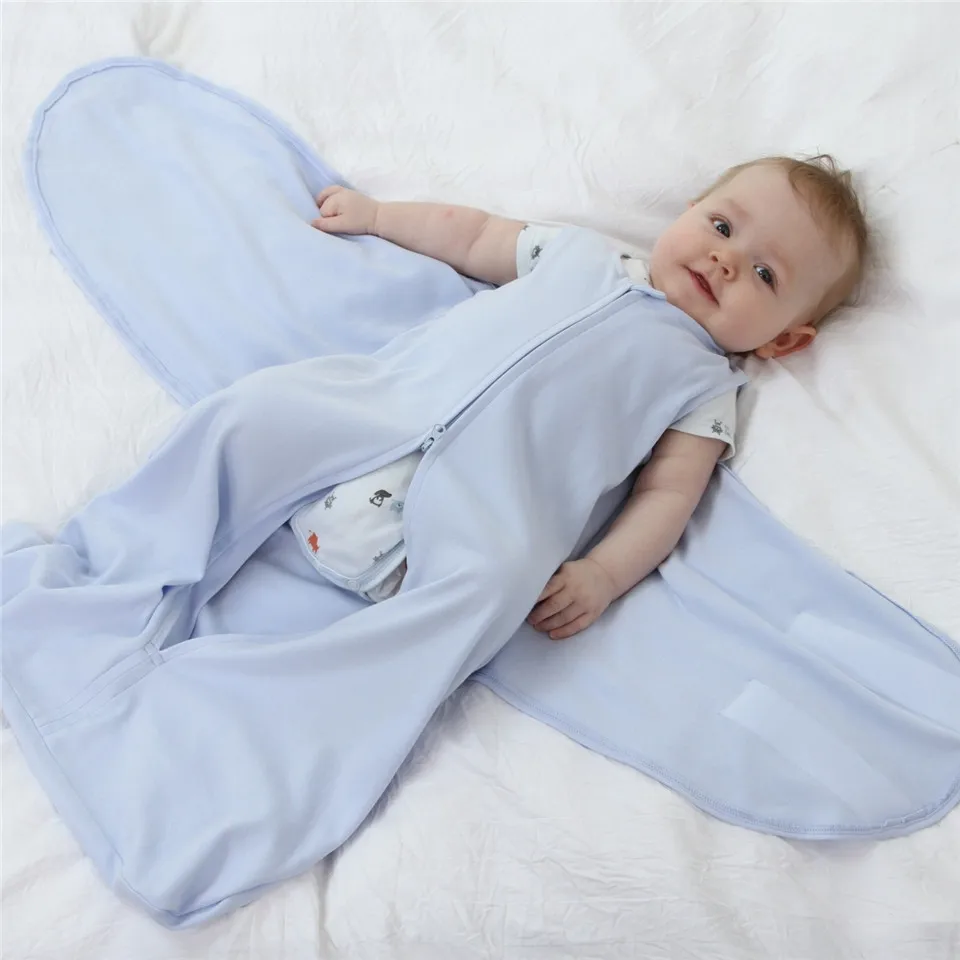 

Envelope Newborns Baby Sleeping Bag Wrap Two-way Zipper Swaddling Blanket Mermaid Print Sleeping Sack For Newborn Saco De Dormir