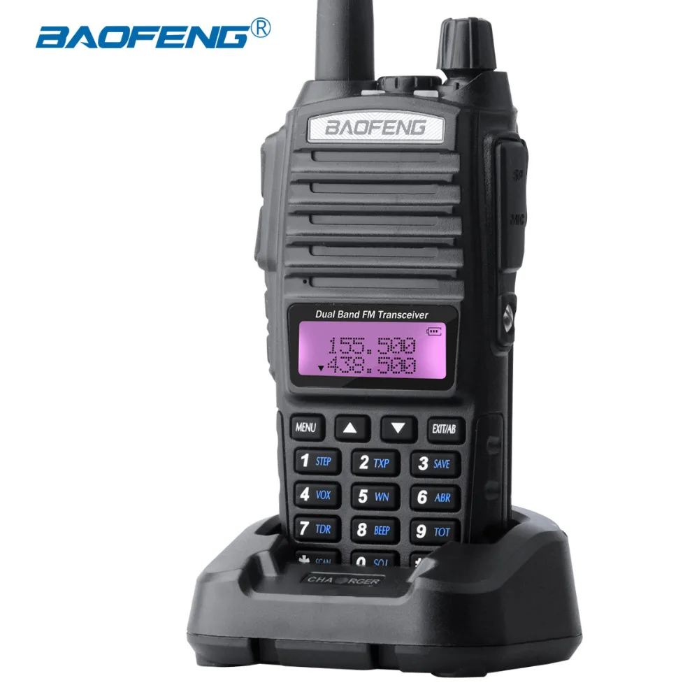 

Baofeng UV-82 Walkie Talkie Dual Channels UV82 CB Radio Separate PTT Button 128CH FM VOX Ham Radio Long Range for Hunting Radio