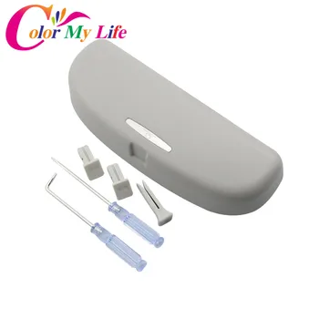 

Color My Life Car Styling Sunglasses Holder Box Sun Glasses Storage Case for Volkswagen VW Sportsvan Golf 7 MK7 2014 - 2018 Cars