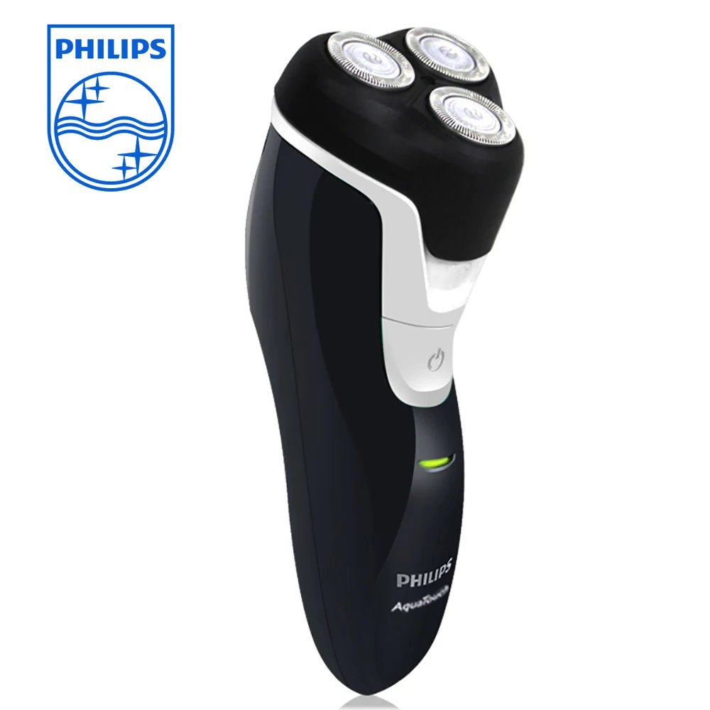 Philips Men's Shaver Rechargeable AT610 Triple Blade Electric Razor Dry and Wet with Trimmer for Face Support Whole Body Wash