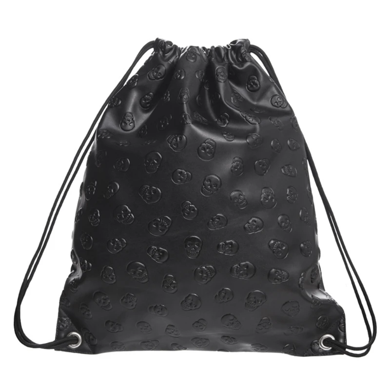 New Unisex Bag Skull Drawstring Fashion Sport Travel Outdoor Backpack Bags New Unisex Bag Skull Drawstring Fashion Sport Travel Outdoor Backpack Bags