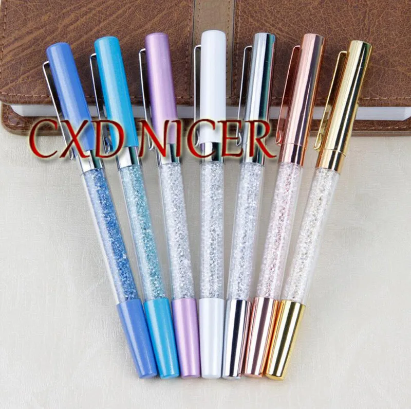 

Delicate Beautiful Diamond Gel Pen Writing Smooth School Supplies Stationery Metal Signature Pens Chancellory