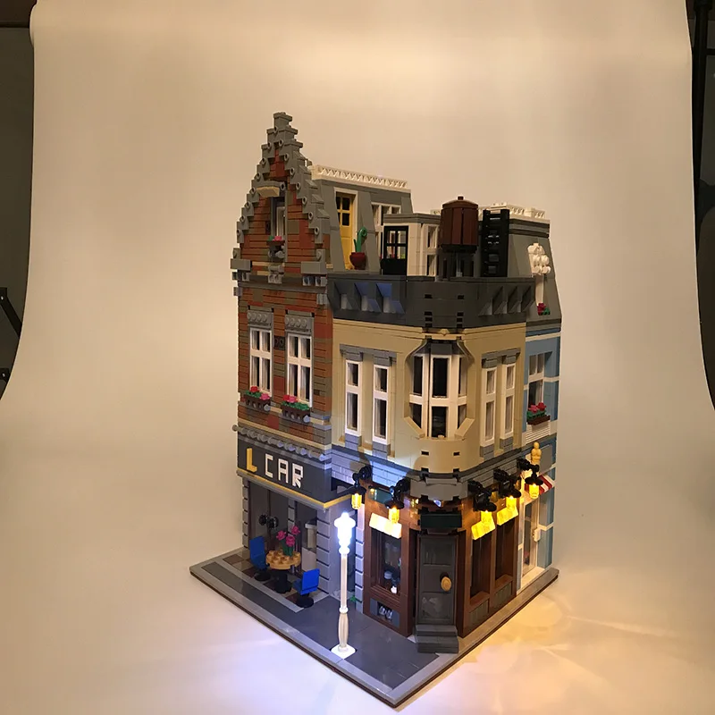 Led Light Set For Lego Building City Street Genuine MOC Series Compatible 15034 Toys Blocks Creator City Street Lighting Set     (3)