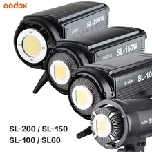 Godox LED Video Light SL-60W SL-100W SL-150W SL-200W 5600K Video Light Continuous Light Bowens Mount for Studio Video Recording Godox LED Video Light SL-60W SL-100W SL-150W SL-200W 5600K Video Light Continuous Light Bowens Mount for Studio Video Recording