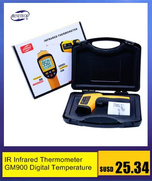 Инфракрасный термометр GS320 цифровой лазерный ЖК-дисплей Дисплей Бесконтактный ИК инфракрасный термометр-50-360 градусов авто Температура