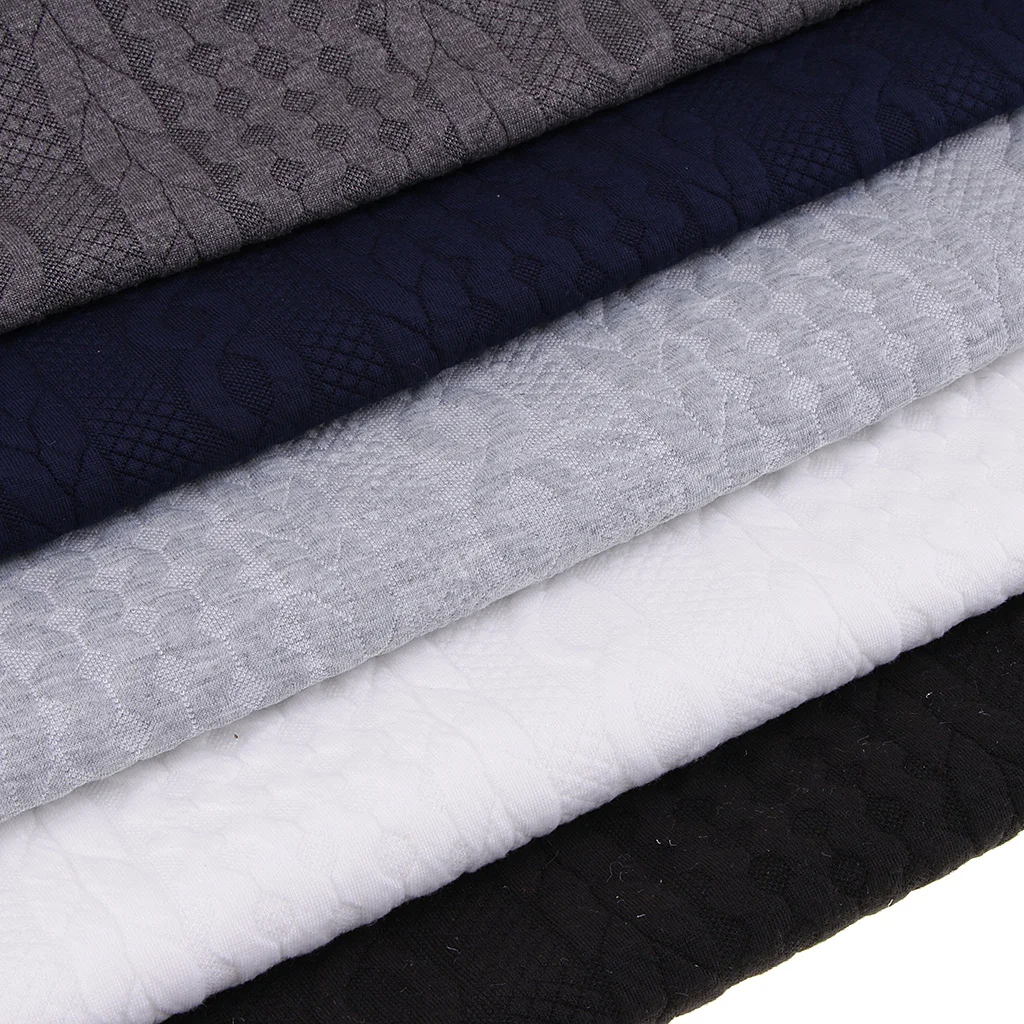1 Meter 73 Inch Wide Woven Cable Knit Fabric Handmade Home Textile Cloth Fabric for Clothing Accessories Blanket Making