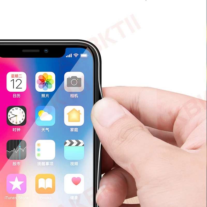 AKBKTII роскошный стеклянный чехол для iPhone XS MAX XR X s ультра тонкий прозрачный задний 7