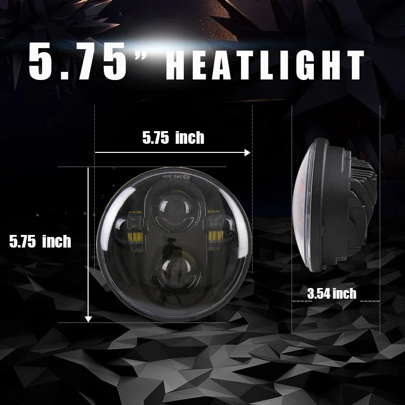 5 3/4 дюйма для фар 75 светодиодный ная фара David моделей Softail Dyna и Sportster|headlights