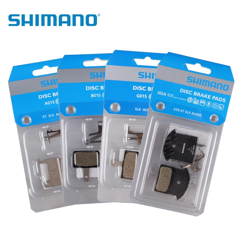 

SHIMANO J02A RESIN Brake Pads with cooling fins fit with DEORE M615/SLX M675/M7000/XT M785/M8000