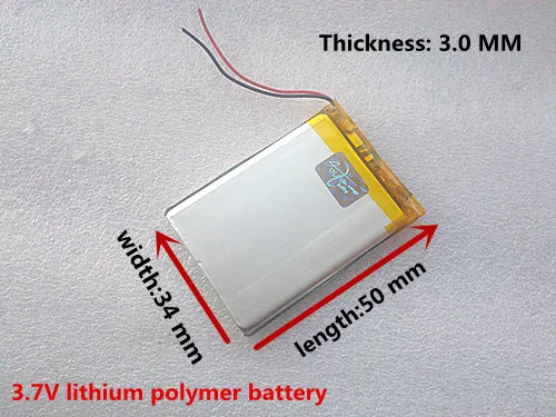 

PRS-505 eBook Battery 323450 lithium polymer battery 3.7v