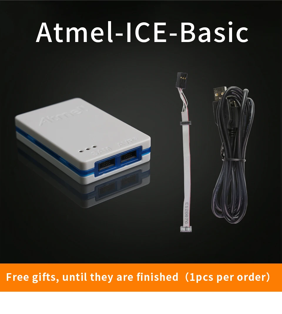 USB ATMEL ICE basic эмулятор бесплатно ATXMEGA32D4 мини-плата (1 шт. в заказе) от 1,27 до 2,54 адаптер 10pin