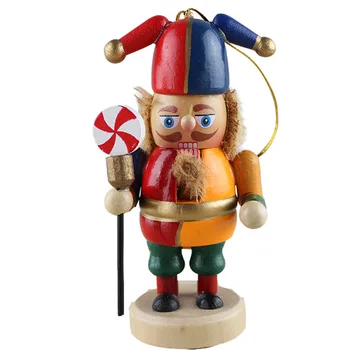 

Christmas Gift Creative Fat Pier Nutcracker New Nordic Clown Chef Soldier King Nutcracker Figurines Craft New Year Birthday Gift