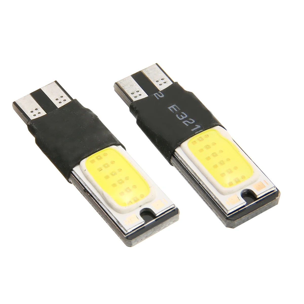 2pcs White T10 Wedge Light 194 168 6W COB LED Car Canbus No Error Side Signal Lamp Bulb Auto Reading  Number Plate Lights