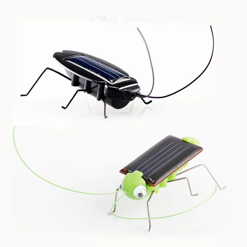 5 стилей мини Новинка Малыш солнечной энергии ed паук таракан Мощность Робот жук Кузнечик обучающий гаджет игрушка для детей