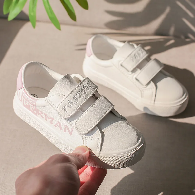 

Children sports shoes boy kindergarten school solid low top white loafer tenis superman toddler girl running kids sneakers 24-37
