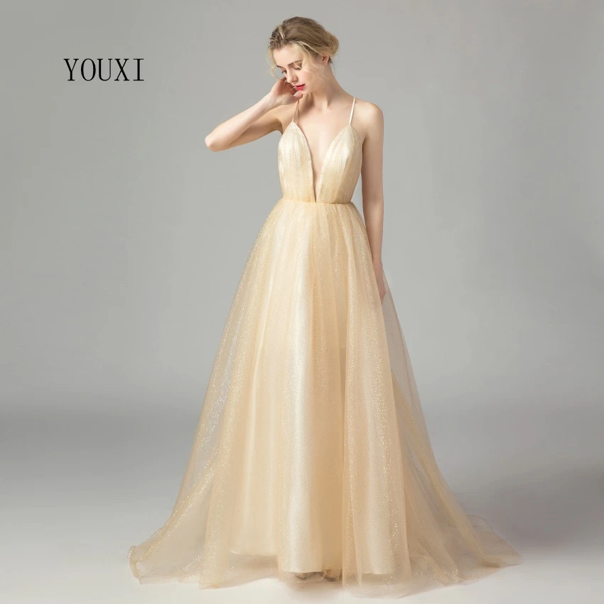 golden gala prom dresses