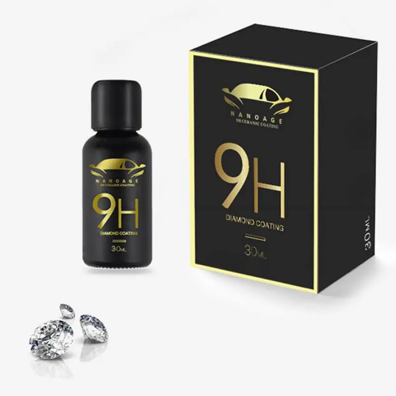 9H 30ml Car Nano Paint Coating Surface Plating Crystal Set Liquid Glass High-Hardness Scratch Resistant | Автомобили и мотоциклы