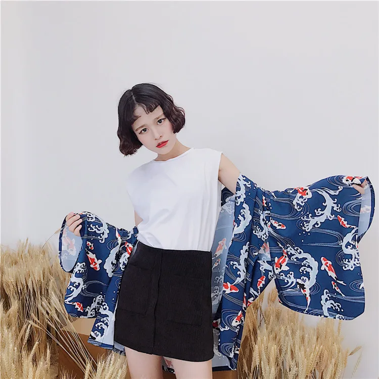 Koop Mazefeng 2018 Lente Vrouwen Print Shirts Vintage Dames Mode Japanse Stijl Eenvoudige Shirts Losse Stijl Vrouwelijke Casual Shirts