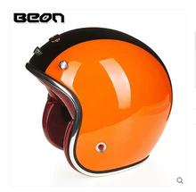 New Netherlands BEON Fiberglass retro prince Harley style motorcycle helmet B 108 motocross mototbike helmets NOT
