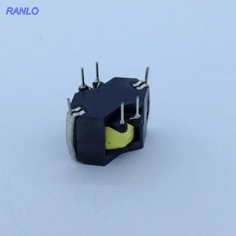 RANLO RM6 2+2pin Drive Transformer Ferrite Core Transformer Turn Ratio 24T24T 175uHmH 0