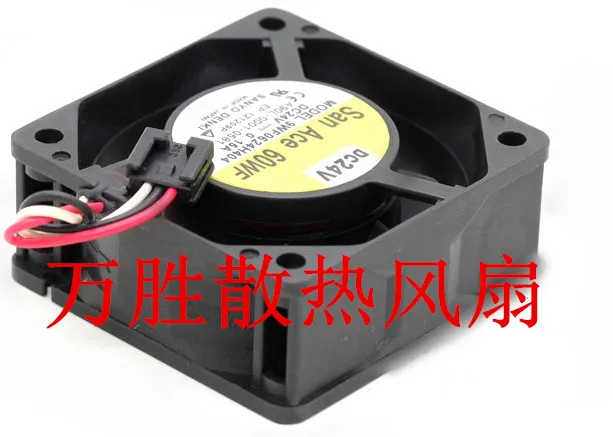 SANYO DENKI 9WF0624H404 DC 24V 0.15A 60x60x25mm 3-wire Server Cooling Fan | Компьютеры и офис