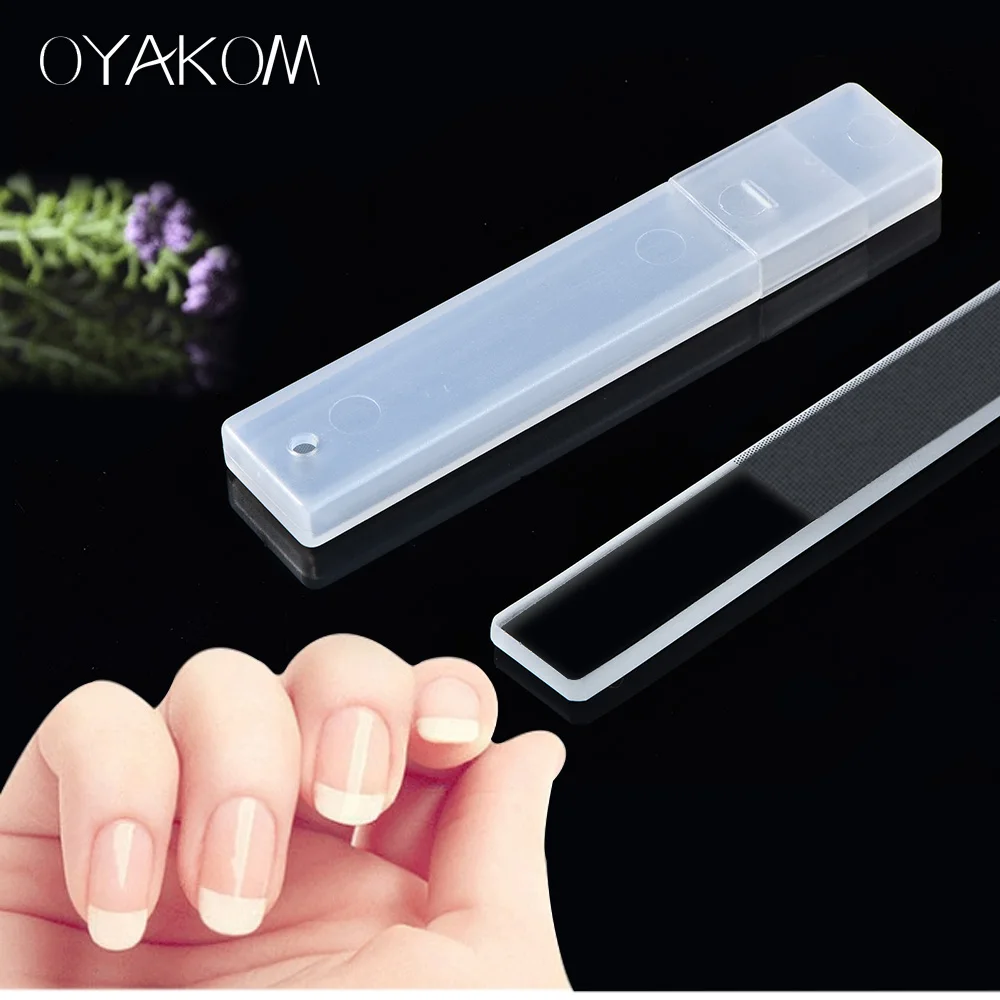 OYAKOM 1Pcs Nail File Tool Nano Glass Files Sanding Buffer Block