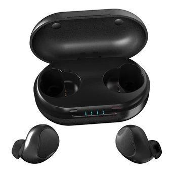 

TWS V5.0 Bluetooth Earphone Wireless Earbuds Deep Bass Stereo Sound Noise Reduction with Charging Box for iPhone Sanmsun