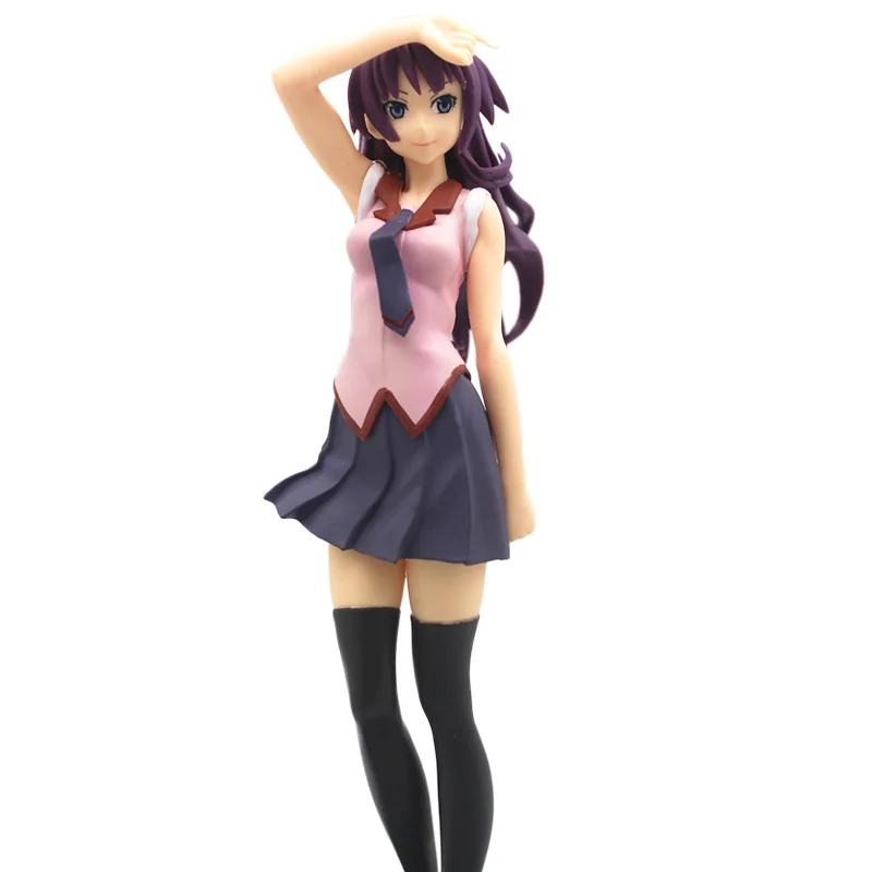 

Oshino Shinobu Figure Kissshot Kiss-Sho Senjougahara Hitagi SQ 21CM PVC Action Figure Model Gift