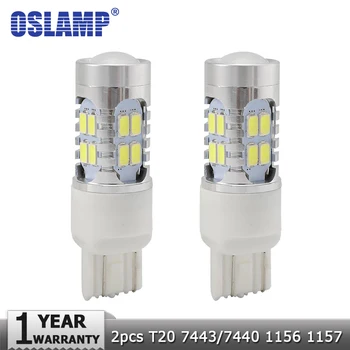 

Oslamp T20 7443/7440 1156 1157 Car Led Light Bulbs White Red 12V Clearance Door Break Light Signal Lights Backup Reverse Light
