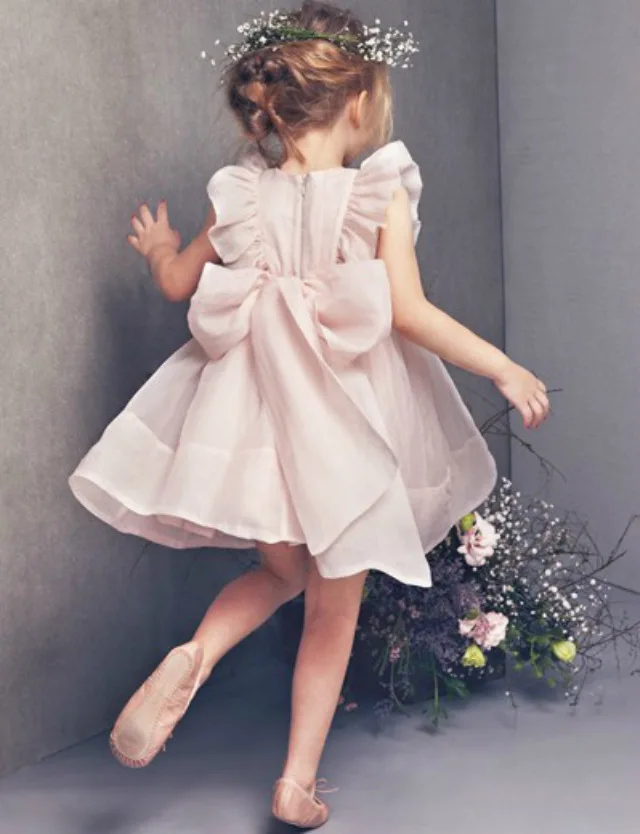 Брендовое летнее красивое платье принцессы для маленьких девочек; вечерние сетчатые платья с большой бабочкой; милое пляжное платье для школы; Лидер продаж