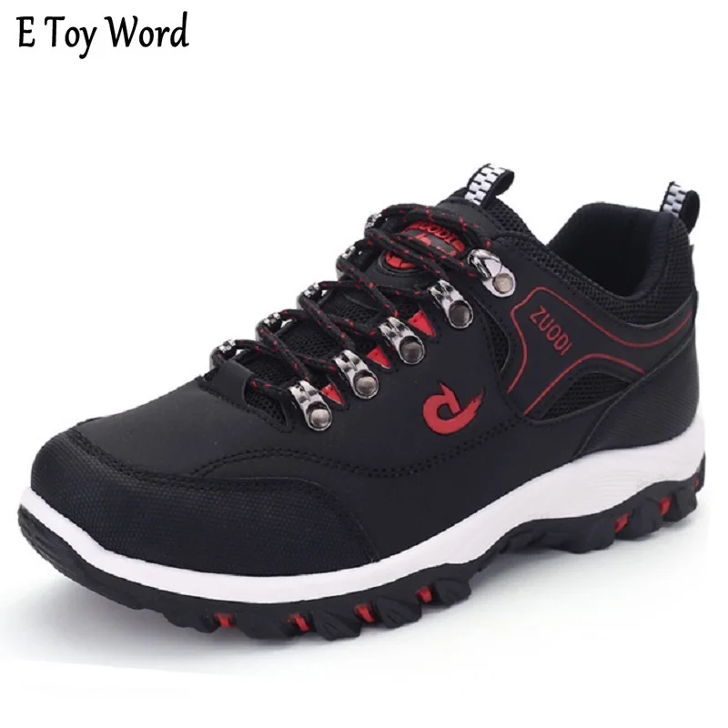 Spring Autumn Men Casual Shoes Breathable Plus Size PU Leather Upper Durable Rubber Outsole Lace-up Footwear | Обувь