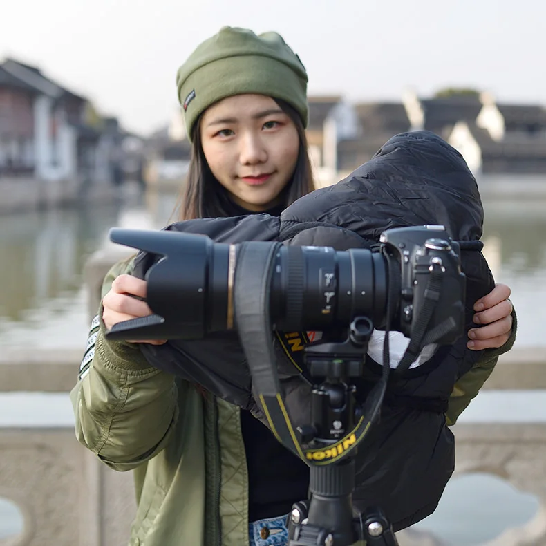 Новая Теплая сумка для камеры, дождевик для камеры, дорожная Сумка для DSLR камеры, сумка для Nikon Canon sony Fuji Pentax Olympus Leica XW1205