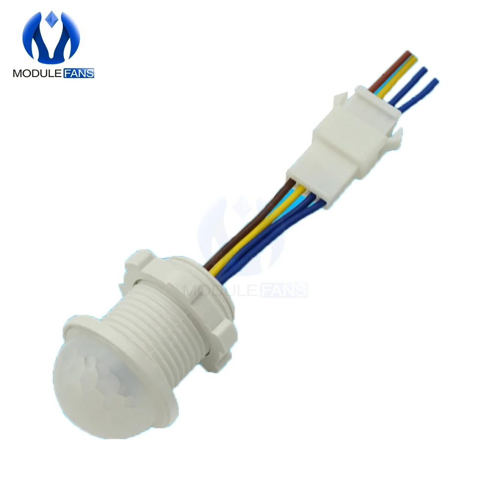 

AC 220V Infrared PIR Probe LED Body Motion Sensor Infrared Induction Switch Automatic LED Light Lamp Control Controller Switch