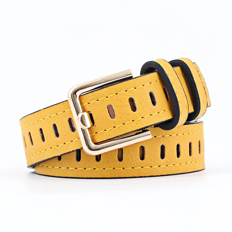 wide belts for women 2020 New Designer Ladies Wide Leather Belt Female Silver Pin Buckle Strap Belts For Women Jeans Waistband Hollow Out Belt plus size chain belts Belts