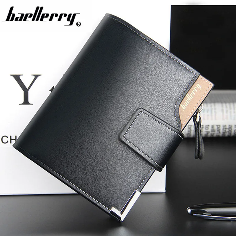men's wallet leather men wallets purse short male clutch leather wallet mens money bag quality guarantee Fashion Busines 047Q