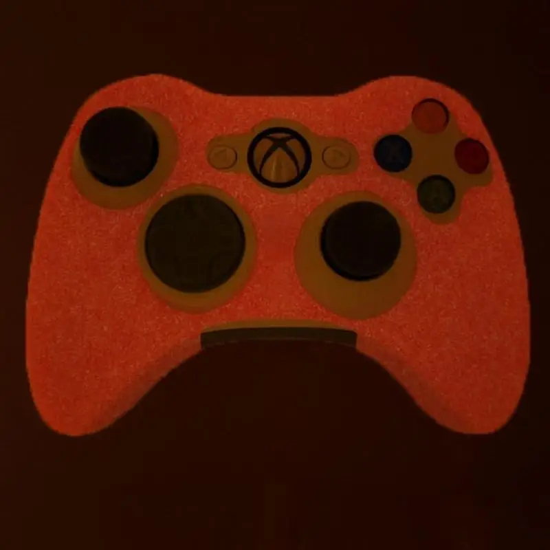 Светящийся в темноте игровой контроллер чехол s Противоскользящий силиконовый чехол для геймпада защитный чехол 360